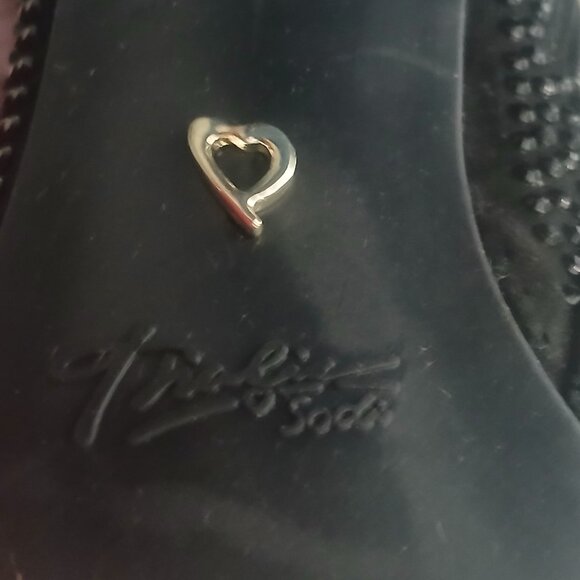 Thalia Sodi Raquell Stiletto Booties Black Bling 7.5M NWT - Picture 4 of 6